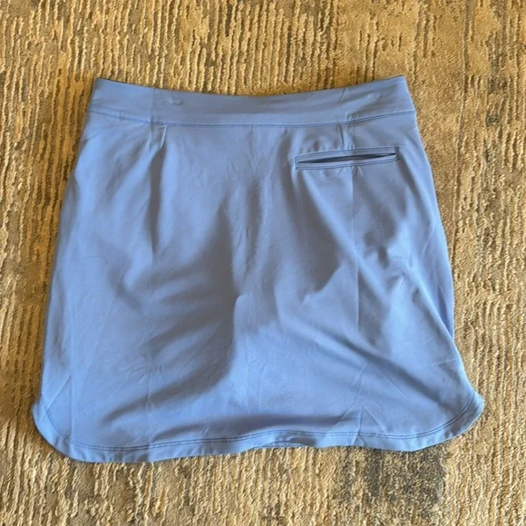 Peter Millar Alice Petal Hem Golf Skort in Cottage Blue - Size L - Picture 8 of 12